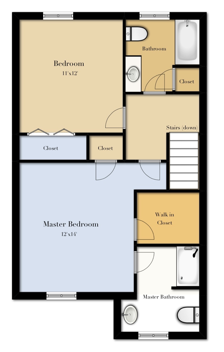 2 Bedroom First Floor